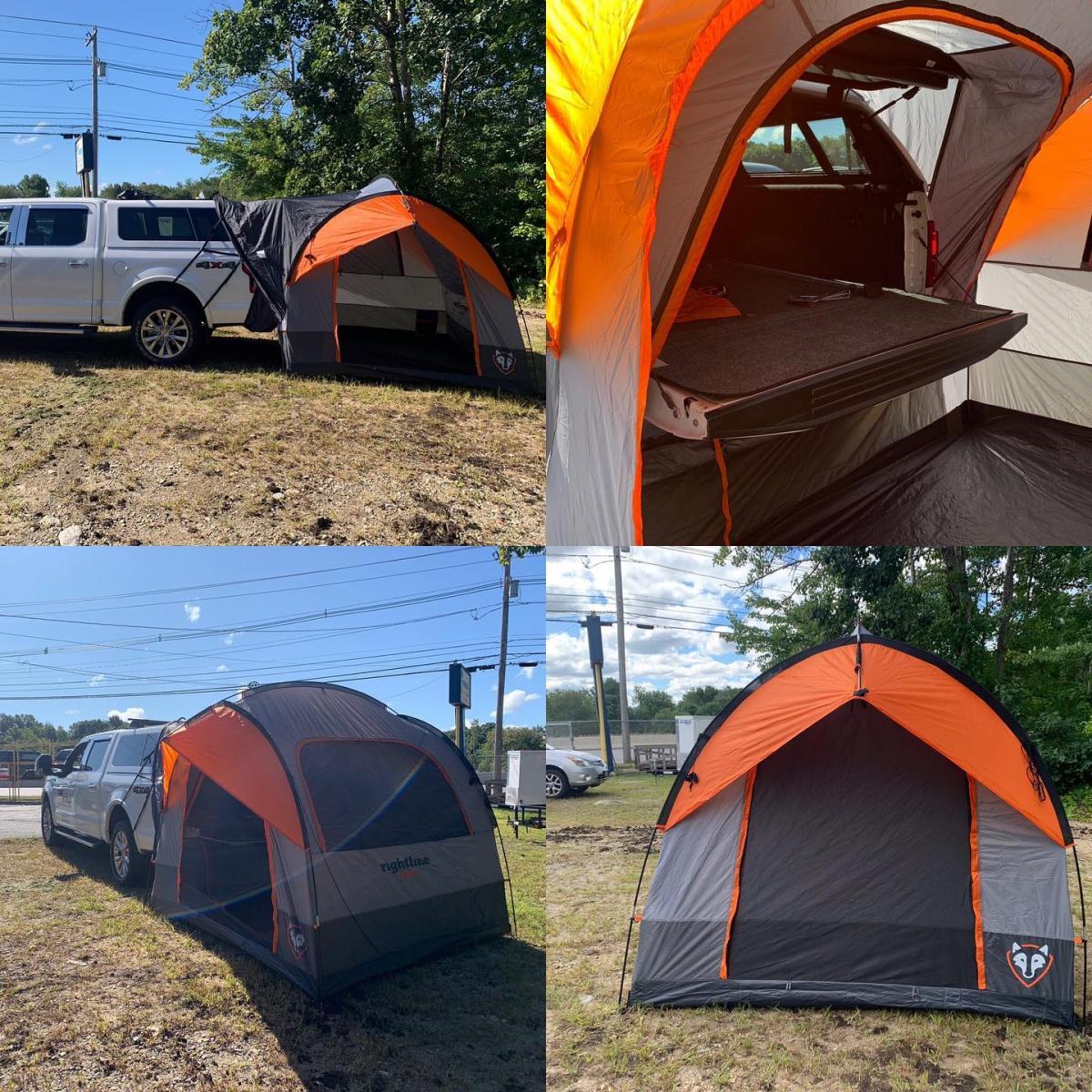 Pickup truck camping outlet accessories